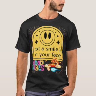 Smol Dragon Vibes – Cute Baby Dragon Aesthetic  T-Shirt
