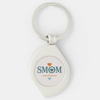 Smom (aka Stepmom) metal keychain