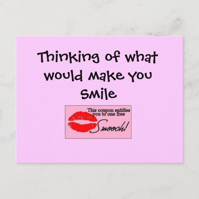 Smooch Postcard (Front)