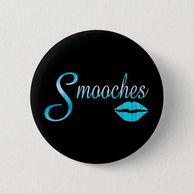 Smooches 2 Inch Round Button (Front)