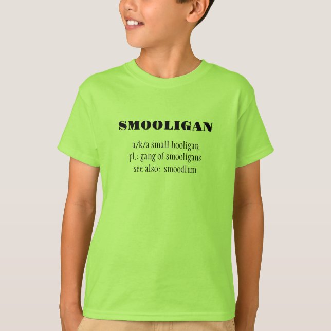 Smooligan kids shirt (Front)
