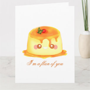 Smooth And Creamy Caramel Spanish Flan Card