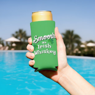 Smooth as Irish Whiskey Saint Patrick's Day Seltzer Can Cooler