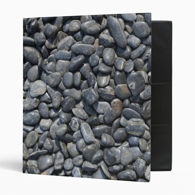 Smooth Black Pebbles Binder (Front/Inside)