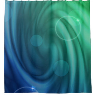 Smooth Blue And Green Colour Mix Vortex