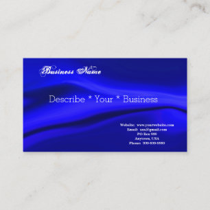 Smooth Blue Design Business Card