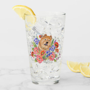 SMOOTH  Chow 16 oz glass-design front & back Glass