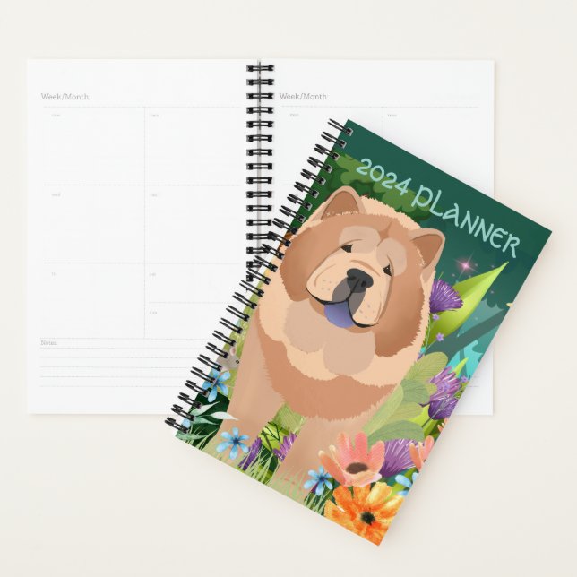 SMOOTH CHOW 2024 Daily Planner customize text (Display)