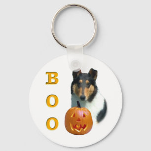Smooth Collie Boo Keychain