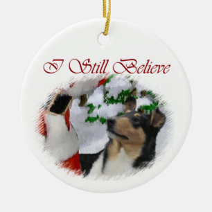 Smooth Collie Cadeaux de Noël Ornement