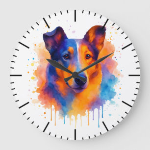 Smooth Collie Clock
