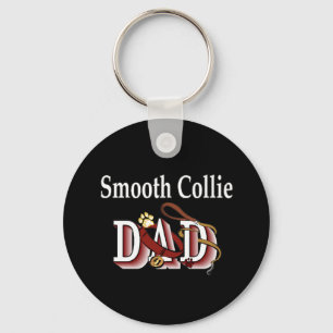 smooth collie dad Keychain
