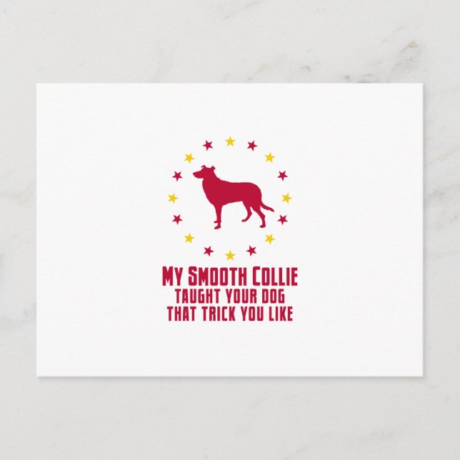 Smooth Collie Postcard (Front)