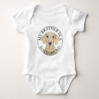 Smooth Cream Dachshund Dog Big Brother