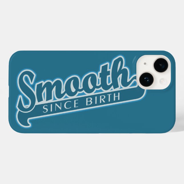 SMOOTH custom iPhone case (Back (Horizontal))