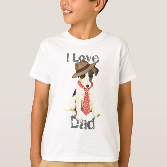 Smooth Fox Terrier Dad T-Shirt (Front)