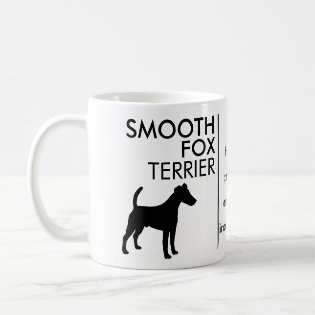 Smooth Fox Terrier, Dog Breed Coffee Mug (Left)
