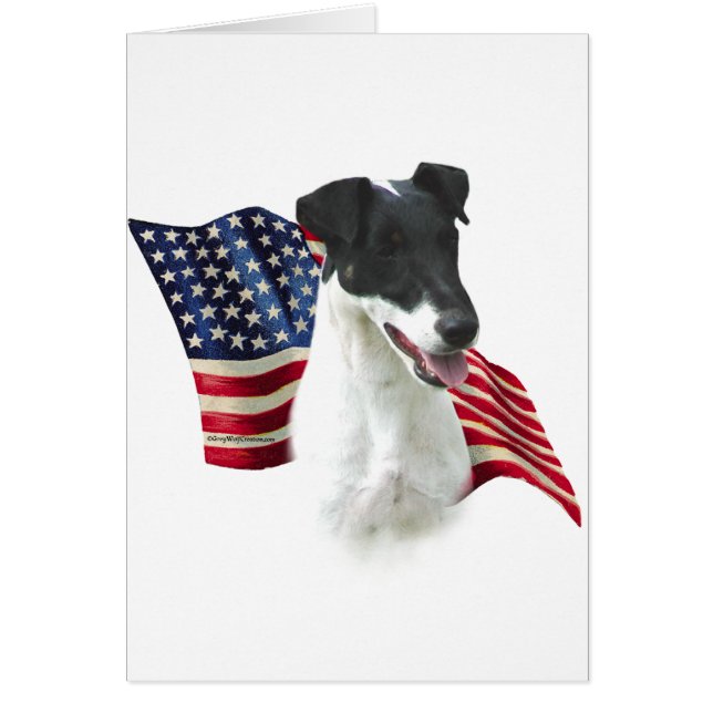 Smooth Fox Terrier Flag (Front)