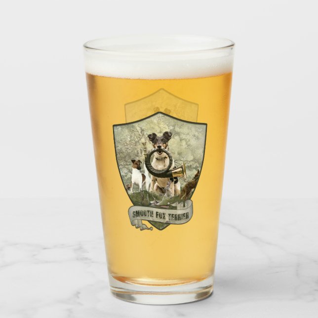 Smooth Fox Terrier     Glass (Back Filled)