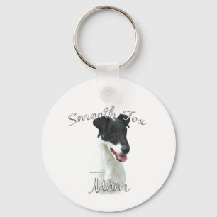 Smooth Fox Terrier Mom 2 Keychain