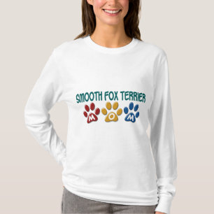 SMOOTH FOX TERRIER Mom Paw Print 1 T-Shirt