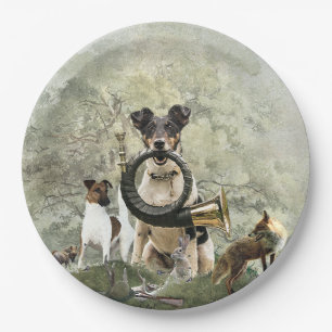Smooth Fox Terrier Paper Plate