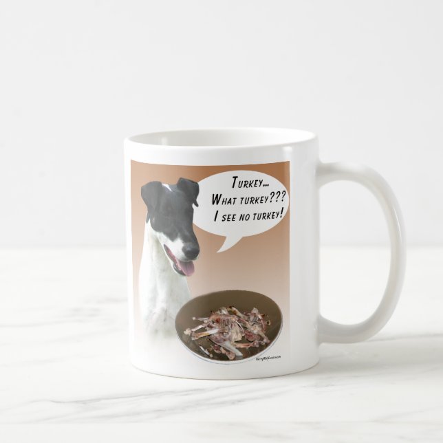 Smooth Fox Terrier Turkey Coffee Mug (Right)