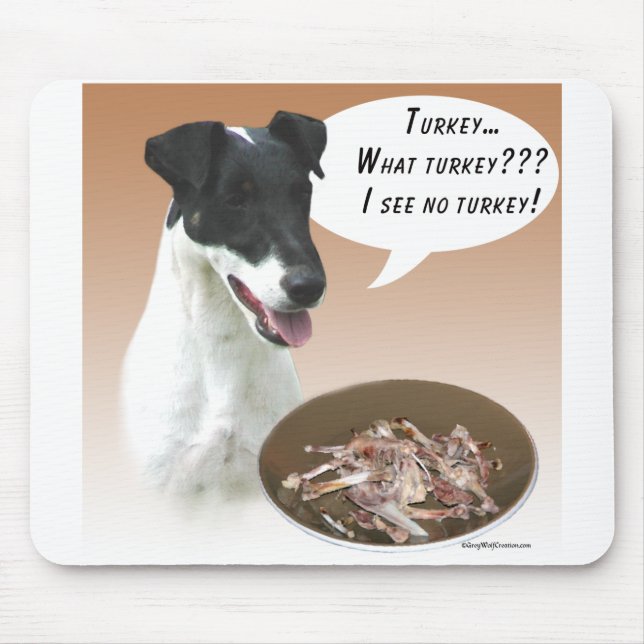 Smooth Fox Terrier Turkey Mouse Pad (Front)