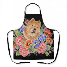 SMOOTH GARDEN PATH Chow All-Over Print Apron