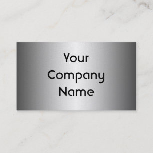 Smooth Gold Metal Look Business Cards