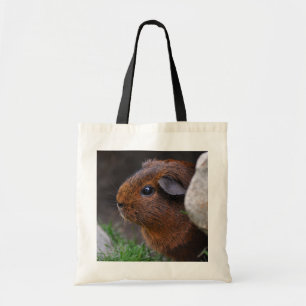 Smooth, Golden Agouti Guinea Pig Outdoors Tote Bag