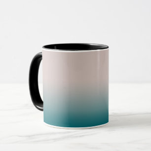 Smooth gradient summer colours fashion simple colo mug