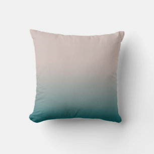 Smooth gradient summer colours fashion simple colo throw pillow