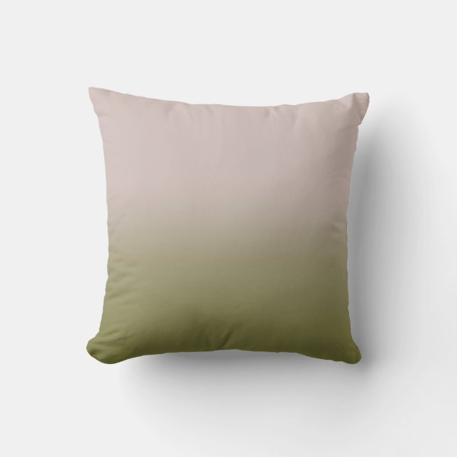 Smooth gradient summer colours fashion simple colo throw pillow (Front)