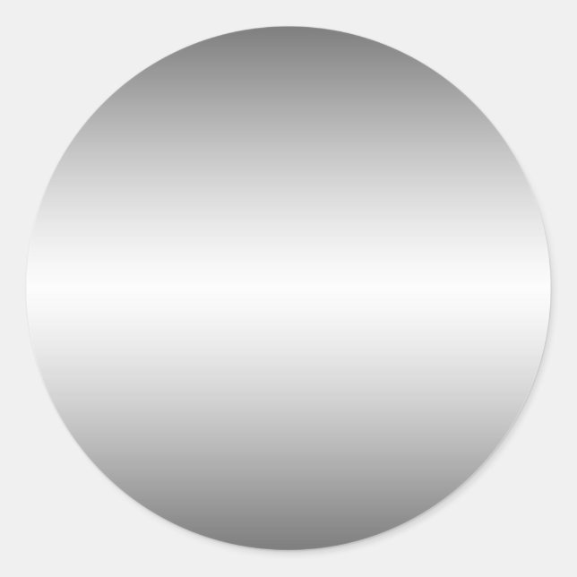 Smooth Metal Plate Look Sticker (Front)