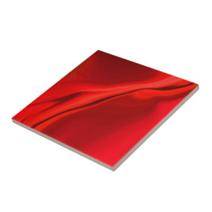 Smooth Red Design Tile