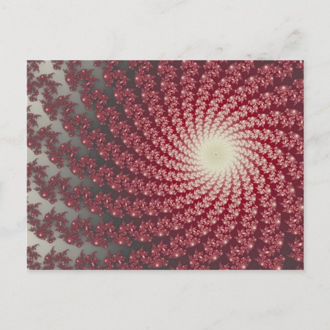 Smooth Red Whirlpool2 Postcard (Front)