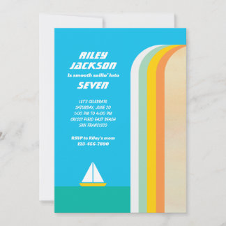 Smooth Sailin Party Invite