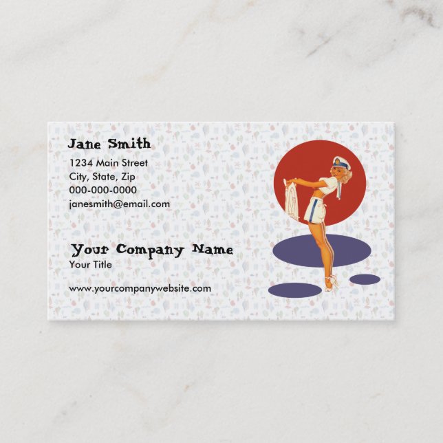 Smooth Sailing Business Card (Front)