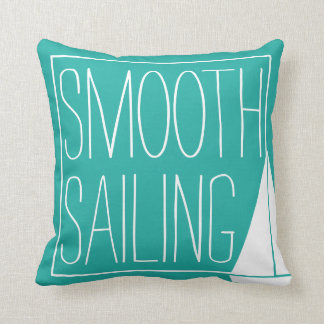 Smooth Sailing Throw Pillow