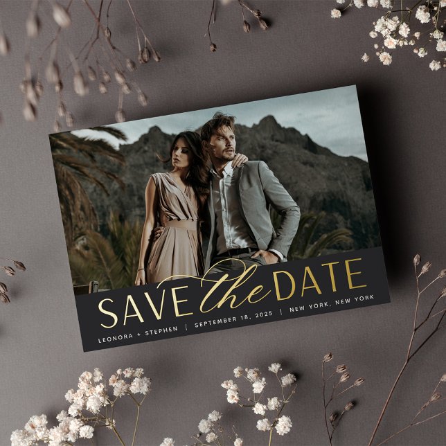 Smooth Script | Single Photo Save the Date (Creator Uploaded)
