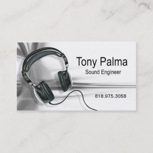 Smooth Sound Engineer - Music Business Card