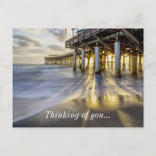 Smooth Waves At Cocoa Pier Thinking Of U Postcard