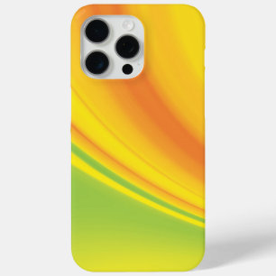 Smooth yellow green color blending background iPhone 15 pro max case