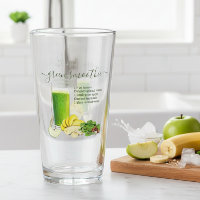 Smoothie Watercolor Recipe Juice Fruit Green