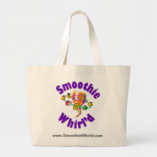 Smoothie Whirl'd Large Tote Bag