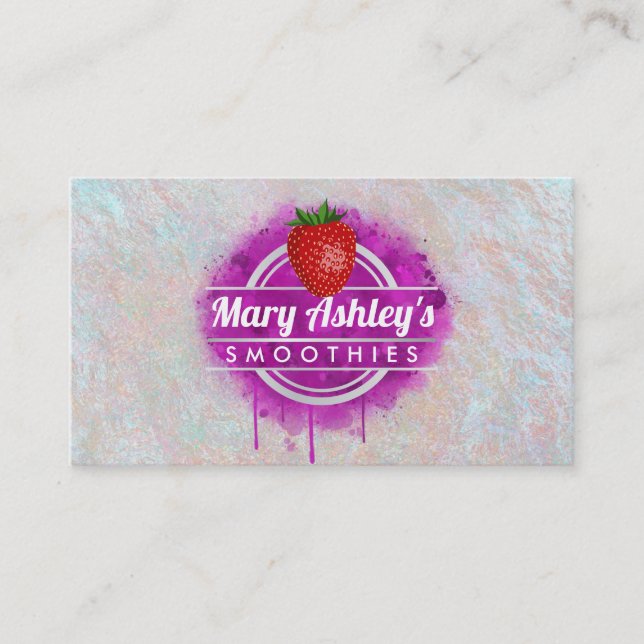 Smoothies carte de visite (Devant)