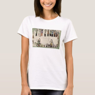 'Smoothing the Place Dance' (ink on paper) T-Shirt