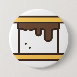 smore 3 inch round button