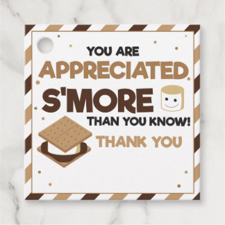 Smore Appreciation Gift Tag
